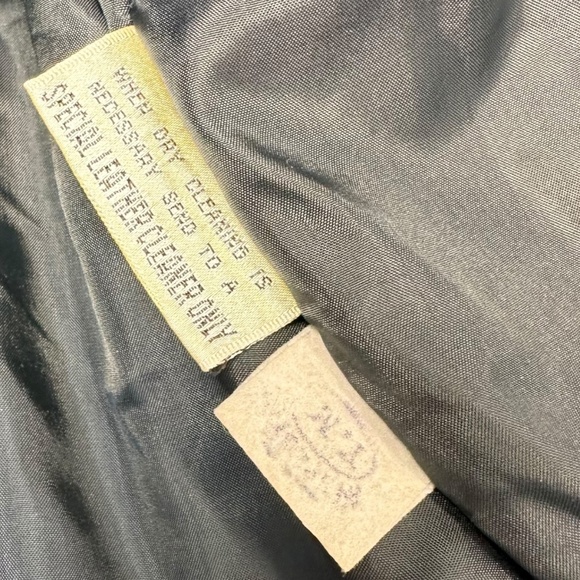 VTG 70’s Bermans Black 100% Leather Motorcycle Jacket Womens 40L - Picture 7 of 7